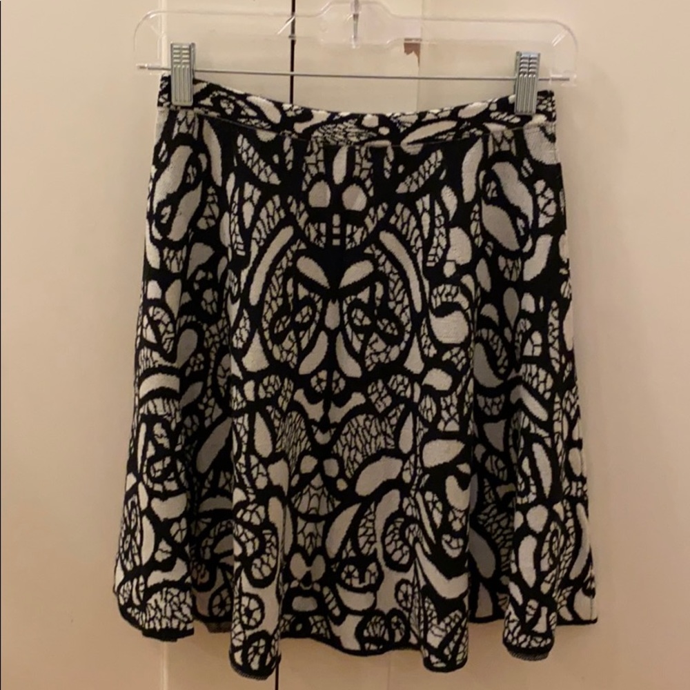 Mossimo Black and White Sweater Skirt